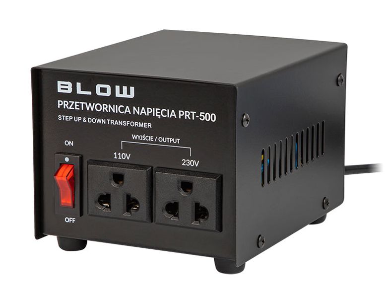 Měnič napětí BLOW PRT-500 230V/110V 500W