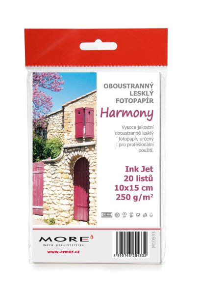 Armor fotopapír Harmony 240g, glossy 10x15, 20 ks
