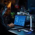 HAWK LED lampa, bílá s nabíjením 10W