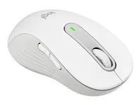 Myš - optický - 5 tlačítka - bezdrátový - 2.4 GHz, Bluetooth - USB přijímač Logitech Logi Bolt - bělavá