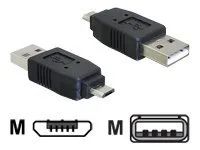 USB adaptér - USB (M) do Micro USB typ B (M)