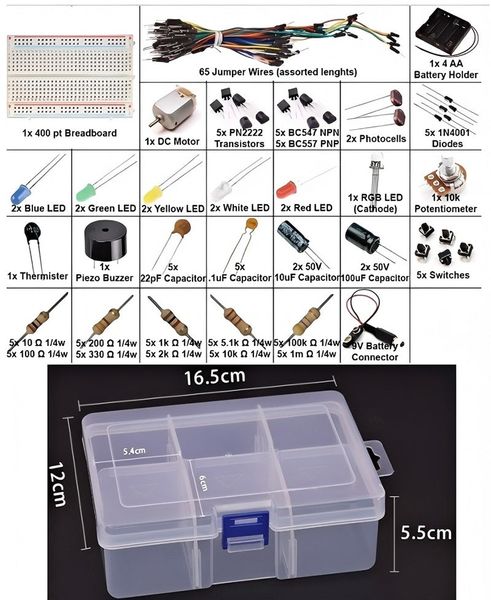 Sada elektronických součástek 04