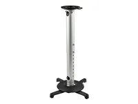 Startech Universal Ceiling Projector Mount, Heavy Duty Height Adjustable/Extendable Pole Mount 5"-22.7" from Ceiling, 33lb (15kg), Tilt/Rotate, Hanging Projector Mount w/ Bracket - Telescopic Pole (PROJCEILMNT2) - Držák - pro projektor - hliník, vysoce odolná ocel - stropní montáž - kompatibilní s TAA