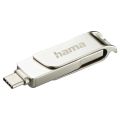 HAMA Rotate Pro, USB Klíč, 32GB, stříbrný