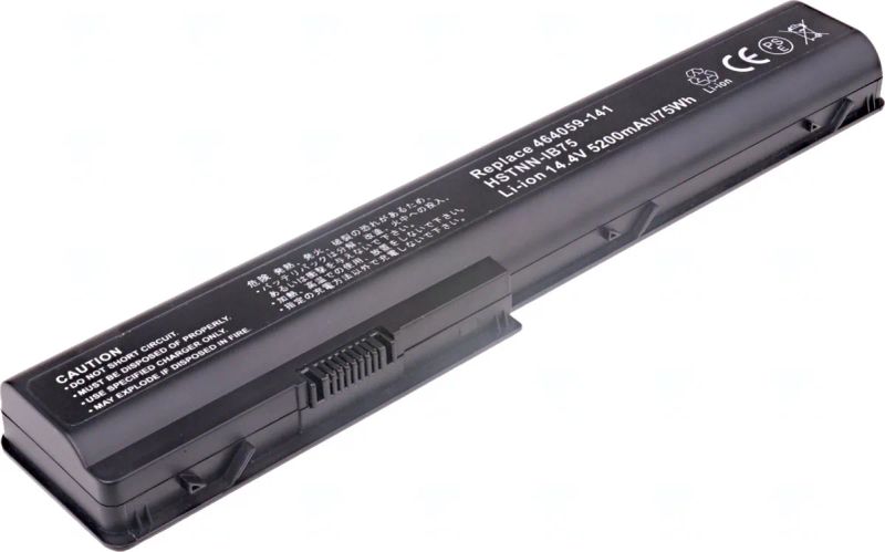 Baterie T6 Power pro HP Pavilion dv7-1000, dv7-2000, dv7-3000, dv8-1000 serie, 5200mAh, 75Wh, 8cell
