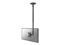 Držák - plný pohyb - pro Displej LCD - černá - velikost obrazovky: 10"-30" - stropní montáž