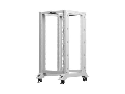 Lanberg otevřený rack 19" 22U 600X800 šedý