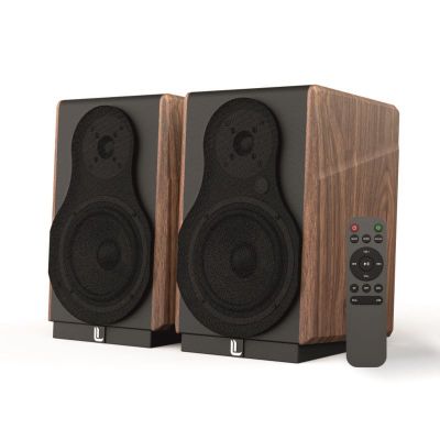 LAUDBERG M1, Bluetooth reproduktory 2.0, černá/hnědá
