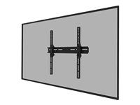 Montážní sada (montáž na zeď) - fixní - pro plochý panel - uzamykatelný - černá - velikost obrazovky: 32"-65"