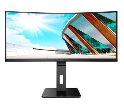 AOC/CU34P2A/34"/VA/3440x1440/100Hz/1ms/Black/3R