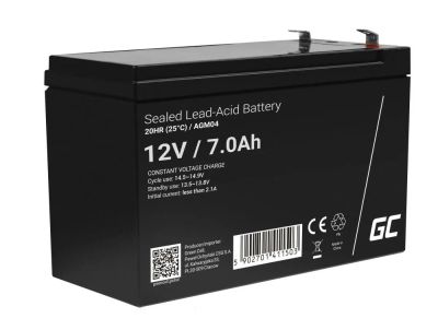 Green Cell AGM04 AGM batéria 12V 7Ah