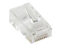 50 Pkg - Bulk Cat 5e Plugs - 50x RJ45 Ends (CRJ4550PK) - Síťový konektor - RJ-45 (M) - CAT 5e (balení 50)