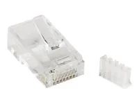 50 Pack (CRJ45C6SOL50) - Síťový konektor - RJ-45 (M) - CAT 6 - průsvitná (balení 50) - pro P/N: WIRC6CMPBLU