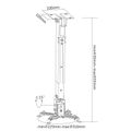 SBOX Ceiling projector mount PM-18M
