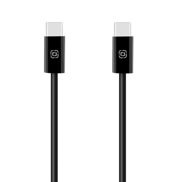 OBAL:ME Super Fast USB-C/USB-C Pletený kabel 100W 1m Black