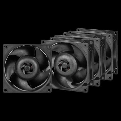 ARCTIC S8038-10K - 80mm Case Fan - dual ball bearing - max 10000 RPM - PWM regulated - Pack of 4 pcs