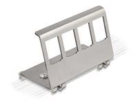Keystone Metal Mounting 4 Port for DIN r