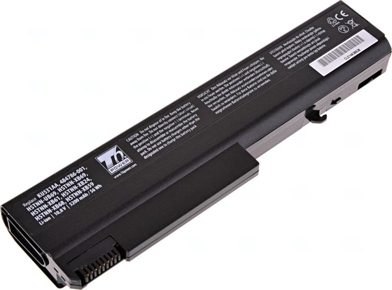 Baterie T6 Power pro HP 6530b, 6730b, 6930b, ProBook 6440b, 6450b, 6540b, 5200mAh, 56Wh, 6cell