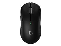 Myš - hraní - optický - 5 tlačítka - bezdrátový - 2.4 GHz - přijímač USB Logitech LIGHTSPEED - černá