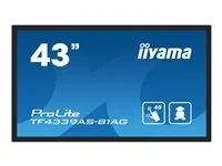 43" Třída úhlopříčky (42.5" zobrazitelný) displej LCD s LED podsvícením - digital signage - s vestavěný mediální přehrávač a dotyková obrazovka (multi touch) - 4K UHD (2160p) 3840 x 2160 - černý rám s matným povrchem