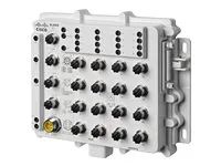 Cisco Industrial Ethernet 2000 IP67 Series - Přepínač - řízený - 16 x 10/100 (PoE+) + 2 x 10/100/1000 - pro připevnění na zeď - PoE+