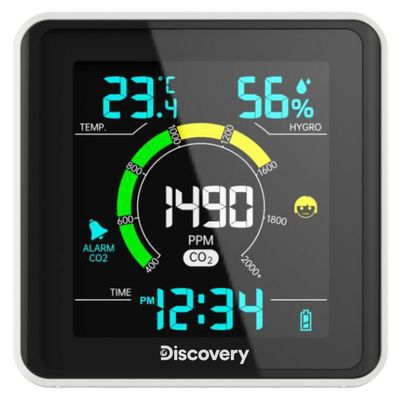 Meteostanice Levenhuk Discovery Report WA40 s monitorováním obsahu CO2 ve vzduchu