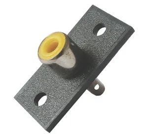 Zásuvka CINCH panel 1x na podložce 15x30mm