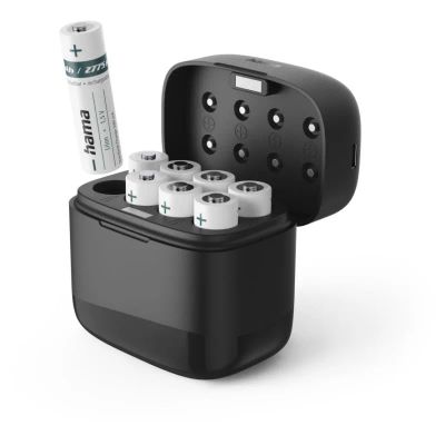 HAMA Batérie nabíjateľné AA, USB-C, BOX, 8ks