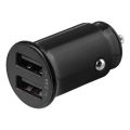 DELTACO USB-CAR124, Autonabíječka 2x USB 2.0, čí