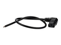 Elektrický kabel - obnažený drát do power IEC 60320 C13 - 50 cm - pro AXIS T8133, T8134 Midspan
