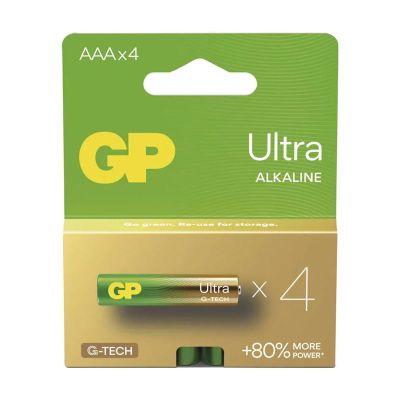 Baterie AAA (R03) alkalická GP Ultra 4ks