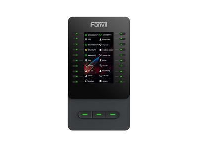 Fanvil EM60 rozšiřující modul pro telefony V65/V66/V66 Pro, 4,3" displej, 60 DSS
