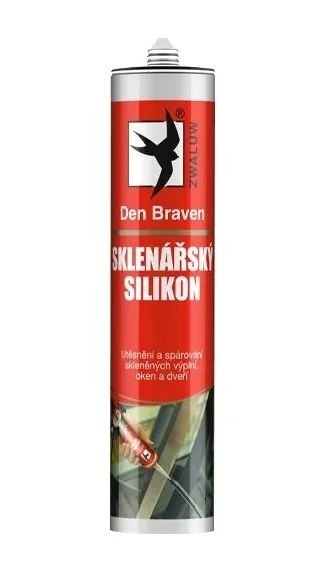 Sklenářský silikon transparentní 280ml Den Braven