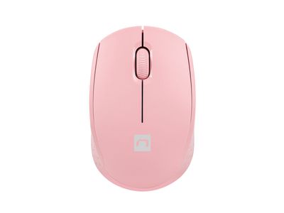 Myš Natec STORK/Kancelářská/Optická/1 600 DPI/Bezdrátová USB/Růžová