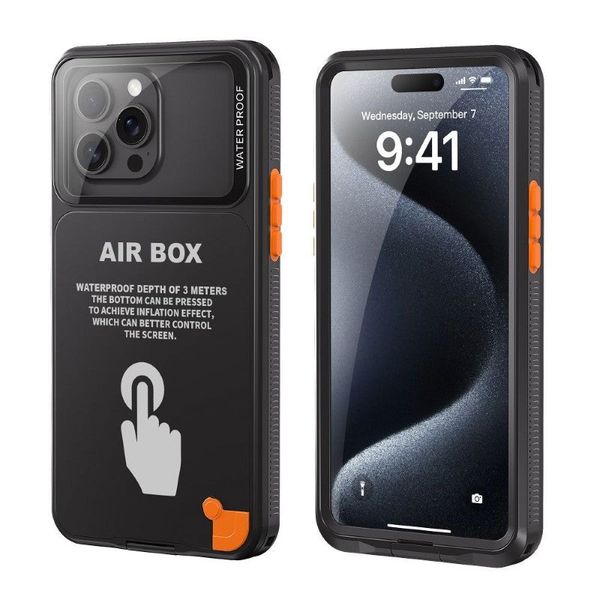 SHELLBOX AIRBOX 6.1 vodotěsné pouzdro pro iPhone Black