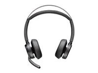 Náhlavní souprava - náhlavní - Bluetooth - bezdrátový - odstranění šumu - UBS-C přes adaptér Bluetooth - černá - certifikováno pro Zoom