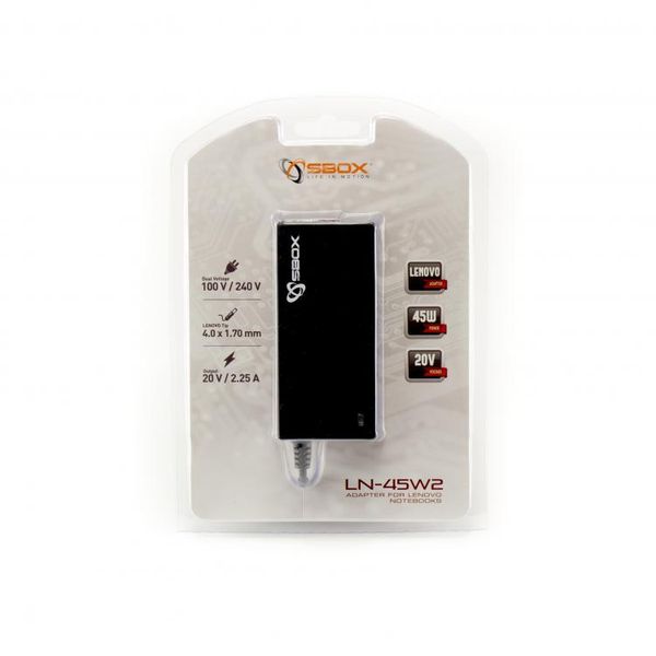 SBOX LN-45W-2 Adaptér pro notebooky LENOVO 45W