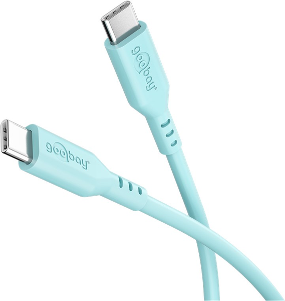 Kabel GOOBAY 77744 USB-C/USB-C 1,5m Tyrkysová