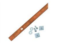 Zemnící lišta vertikální 32U (1422mm) měď 5x20 mm