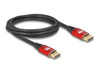 DisplayPort Cable 8K 60 Hz 2 m red metal