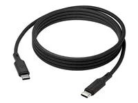 USB kabel - USB-C do USB-C - 2 m - až 100W nabíjecí výkon - černá