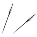 Kabel REBEL RB-6008-100-B JACK 3.5 konektor/JACK 3.5 konektor 1m