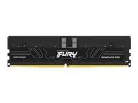 DDR5 - sada - 64 GB: 4 x 16 GB - DIMM 288-pin - 6400 MT/s / PC5-51200 - CL32 - 1.4 V - registrovaná - on-die ECC - černá