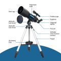 (CZ) Hvězdářský dalekohled Levenhuk Discovery Sky Trip ST80 s knížkou