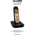 MAXCOM MC6800 DECT, telefonní přístroj, černý