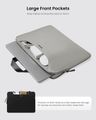 TOMTOC DUAL Sleeve for MacBook 13,5", black/gray