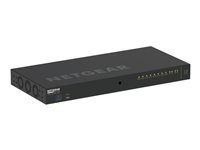 Přepínač - L3 - řízený - 10 x 10/100/1000 (8 PoE+) + 2 x 10 Gigabit SFP+ - proudění vzduchu ze strany na stranu - Lze montovat do rozvaděče - PoE+ (240 W)