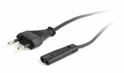 GEMBIRD Power Cord (C8) VDE 2pin 1.8m