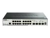 Přepínač - L3 - inteligentní - 16 x 10/100/1000 + 2 x gigabitů SFP + 2 x 10 Gigabit SFP+ - desktop, Lze montovat do rozvaděče