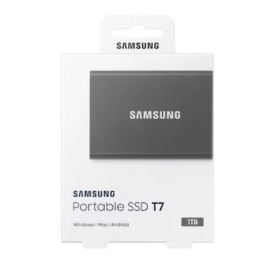SAMSUNG Portable SSD T7 1TB, šedá